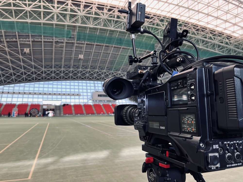 【撮影レポート】企業様運動会にて大型ビジョンに投影する映像撮影！